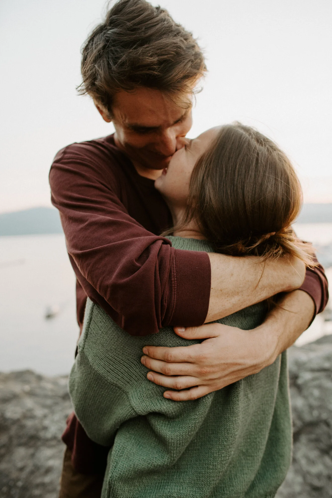 Lake Coeur d’Alene Engagement Shoot - Kass + Nathan