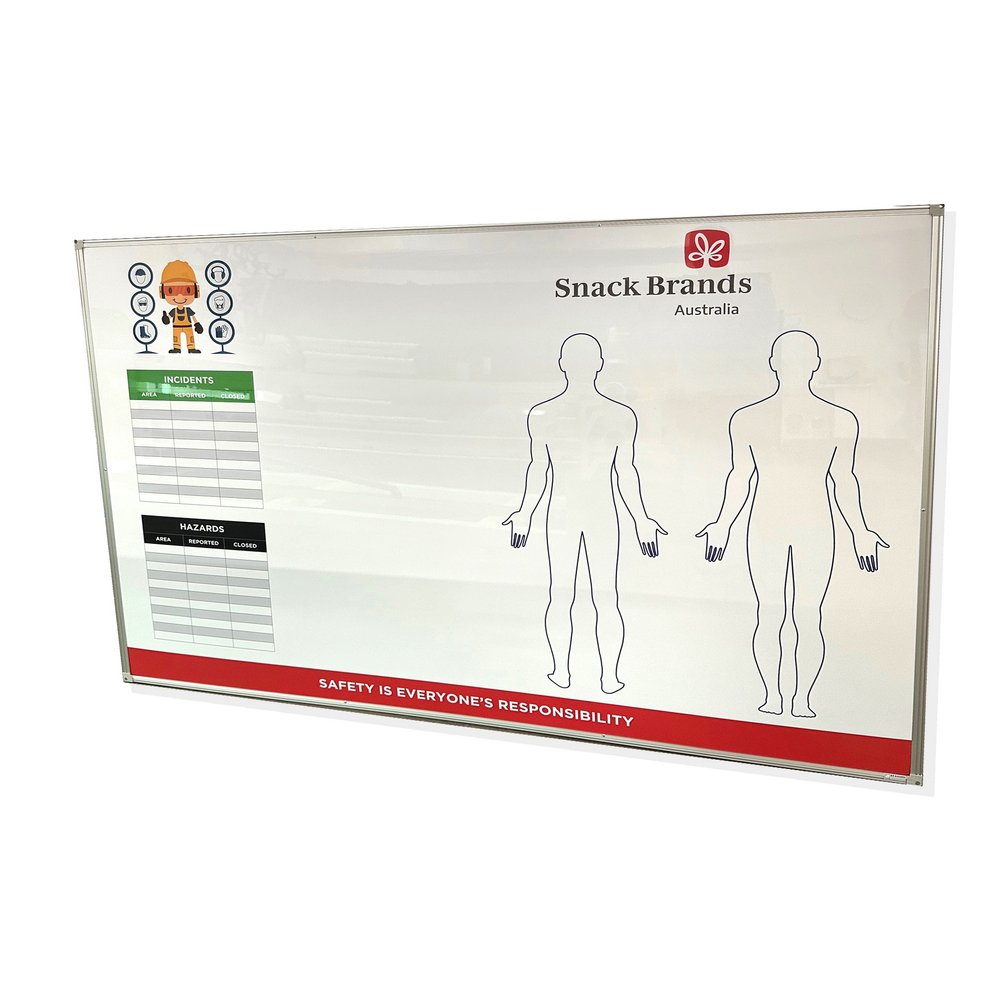 Freestanding Magnetic Leaderboard — Branded Whiteboards - Whiteboards ...