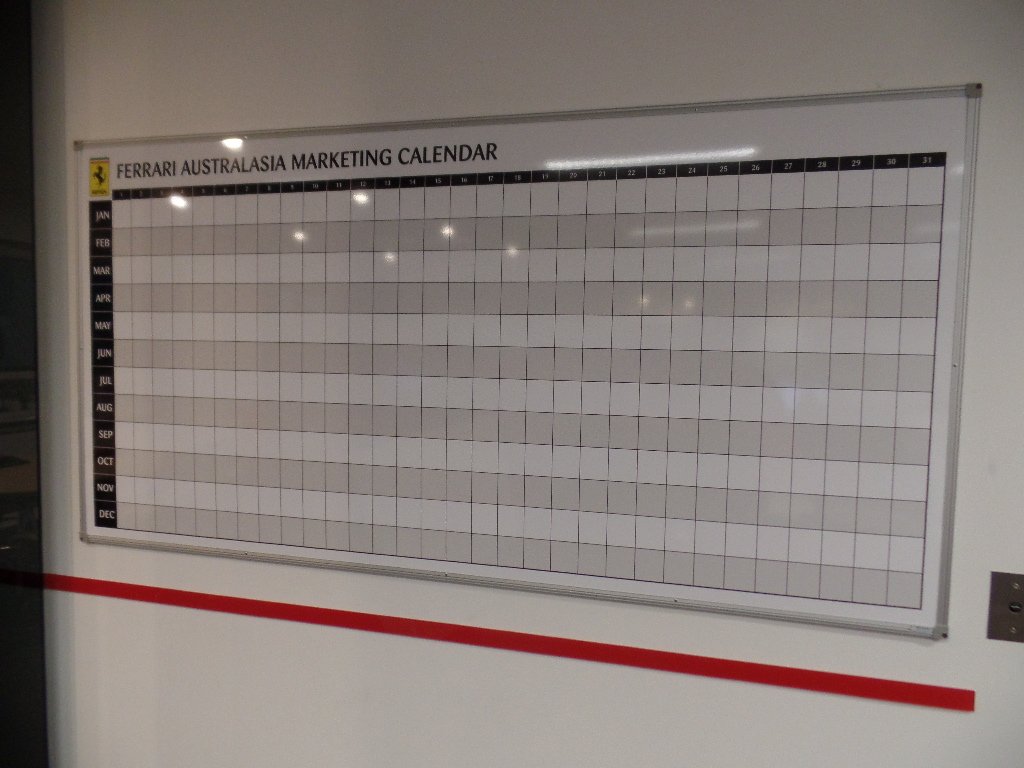 Year Calendar And Month Planner Whiteboards Branded Whiteboards