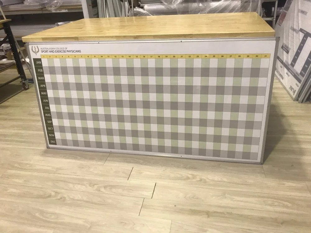 Year Calendar and Month planner Whiteboards Branded Whiteboards