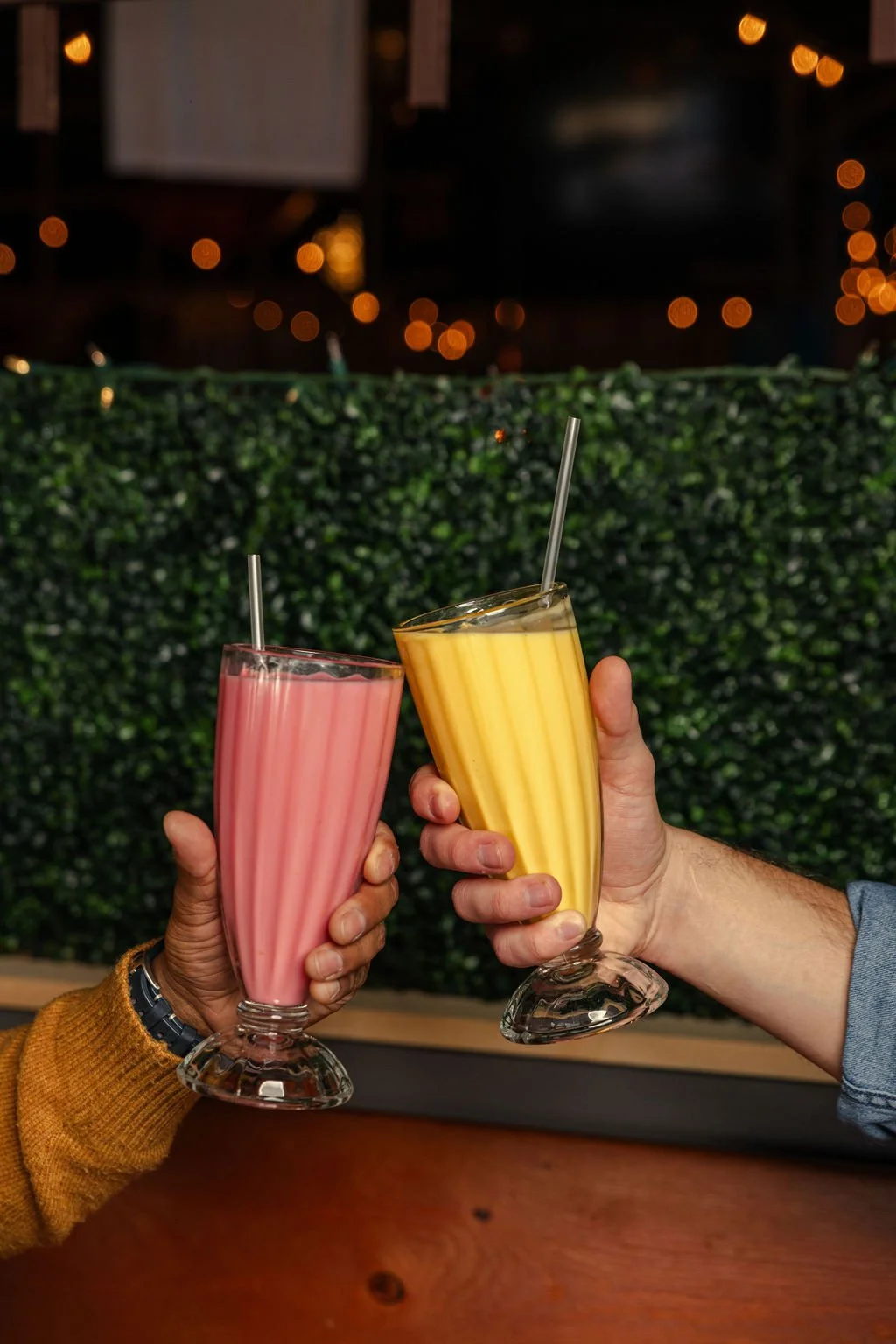 Mango Lassi + Rose Milk