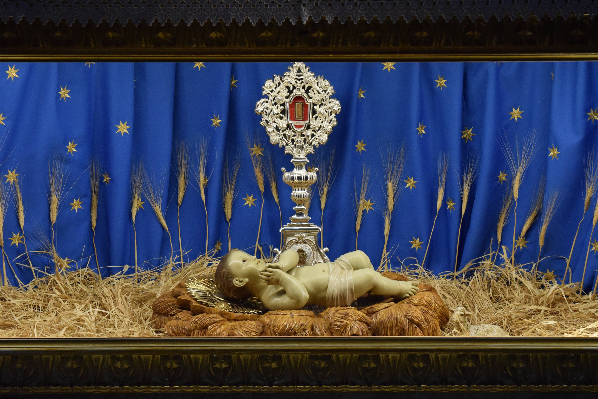 Bethlehem. Church of the Nativity. Relic manger. YP2023. Fr Graves.JPG