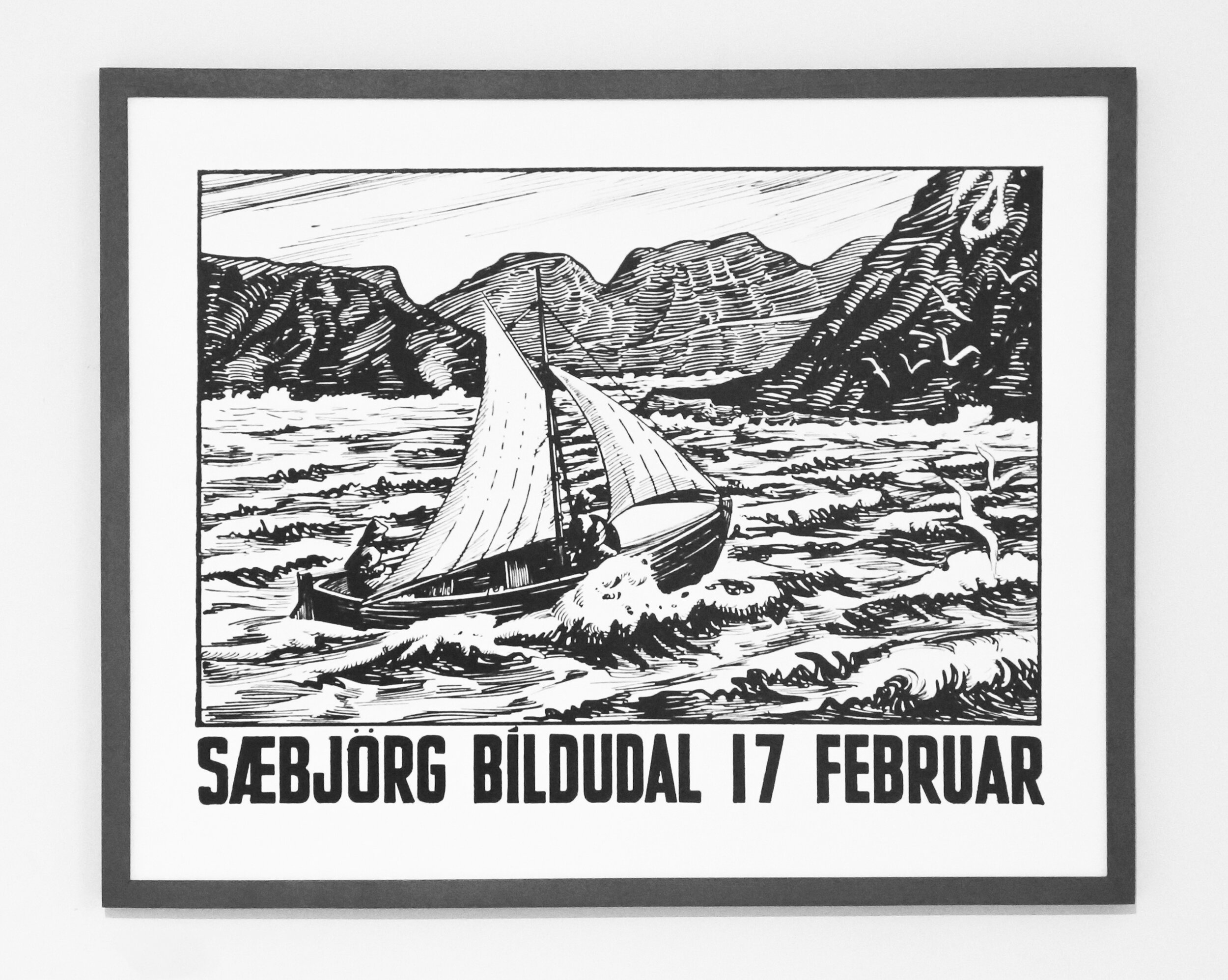  Sæbjörg  Inkjet Print on Silk Paper, 16 x 20 in., 2018 