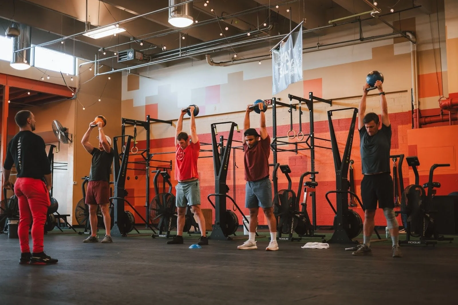 CrossFit group workout
