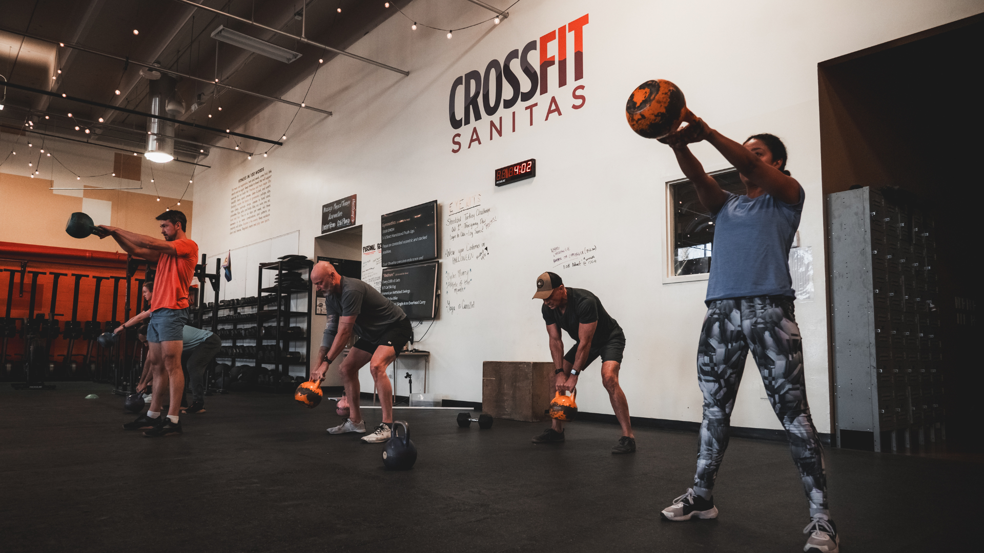 CrossFit kettlebell workout