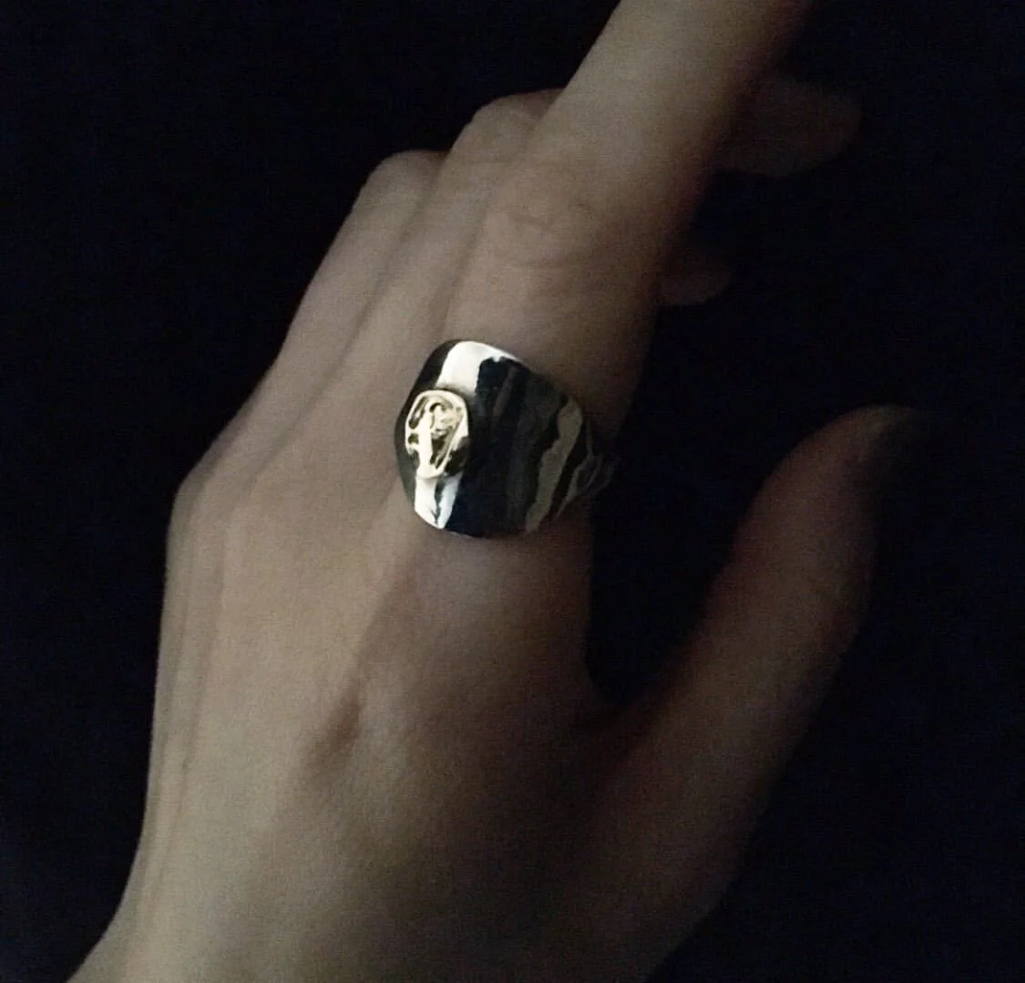 ☆アクセサリーマウ accessories mau スターサファイア10Kリング