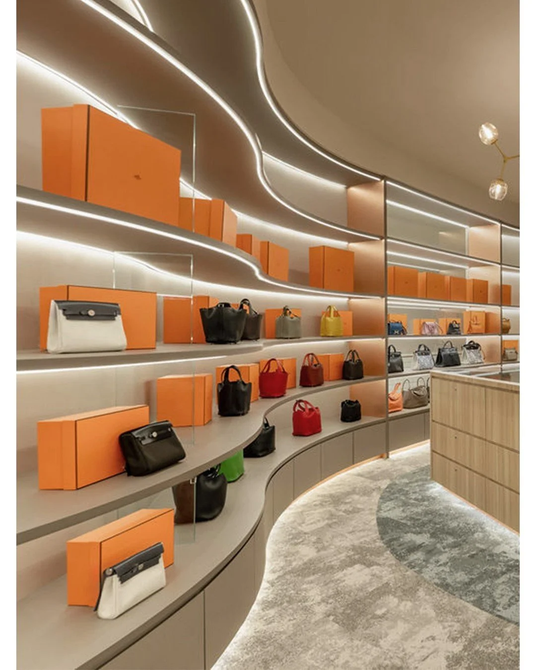 1 of 2 | In @luxlexicon's first regional outpost in Kuala Lumpur @luxleicon.my, Guest are led into a curated journey through a lavish boutique of luxury goods.

After transiting through the entrance hallway, guests are ushered through a mirrored port