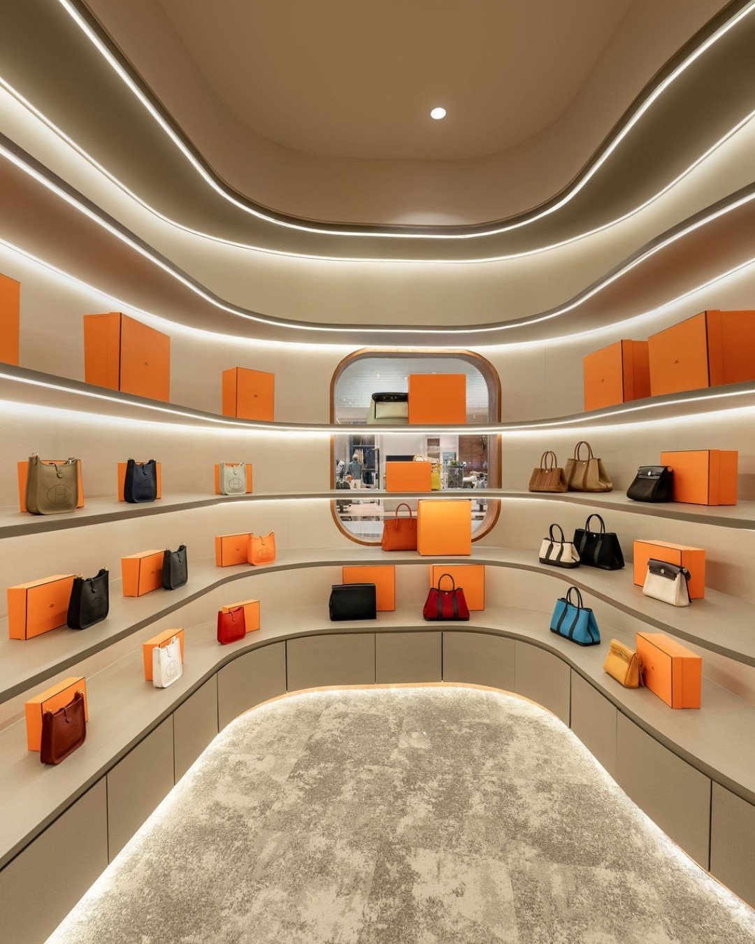 In @luxlexicon's first regional outpost in Kuala Lumpur @luxleicon.my, Guest are led into a curated journey through a lavish boutique of luxury goods.

After transiting through the entrance hallway, guests are ushered through a mirrored portal into t
