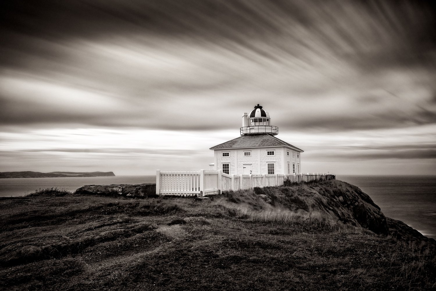 Cape Spear House BW