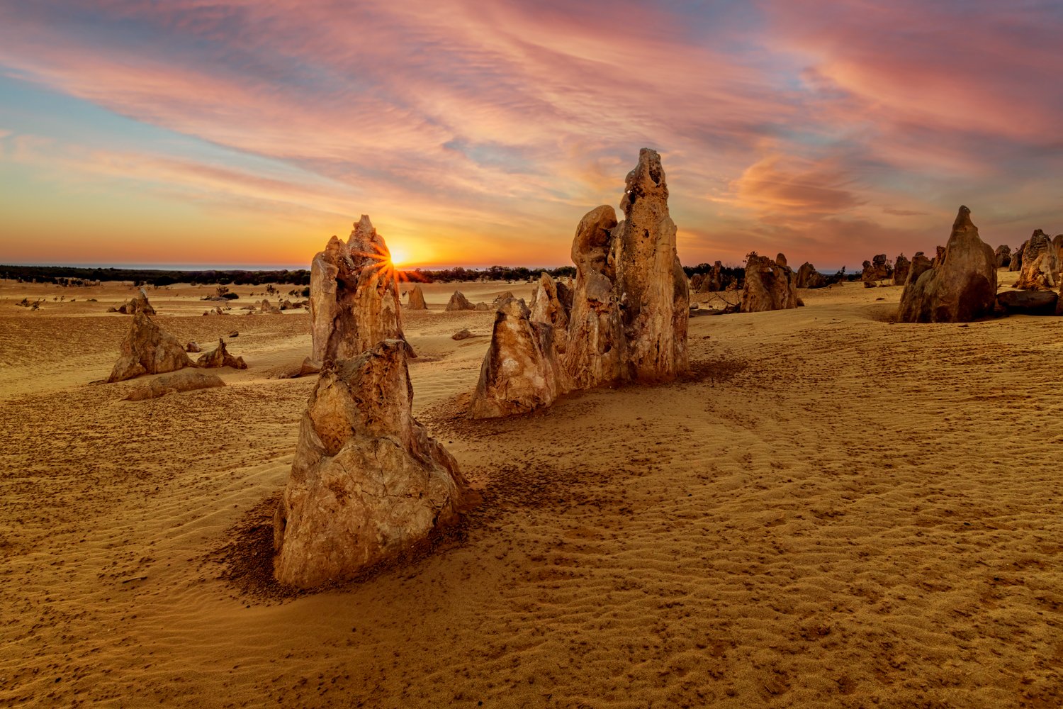 Pinnacles Sunset