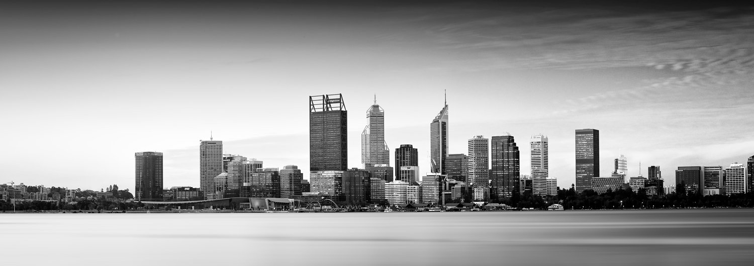 Foreshore Skyline BW