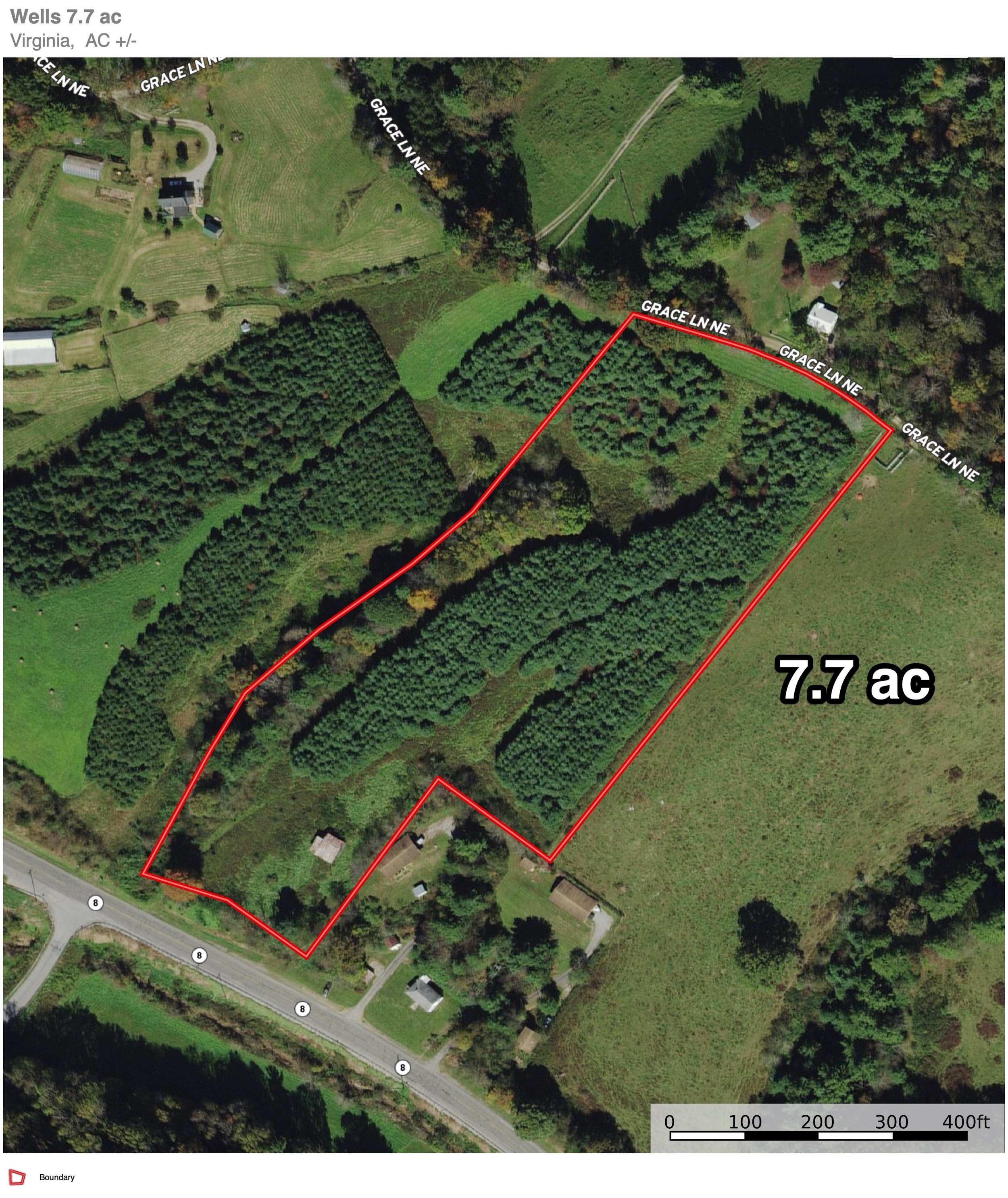 Wells Farm 7.7 AC — NEW RIVER VALLEY LAND SALES