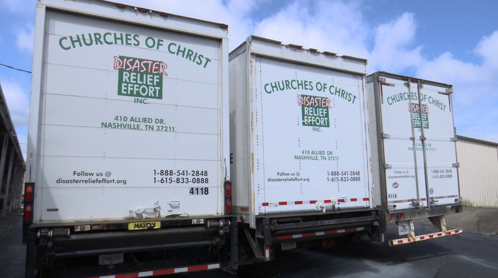 Helping in Tennessee and in Louisiana