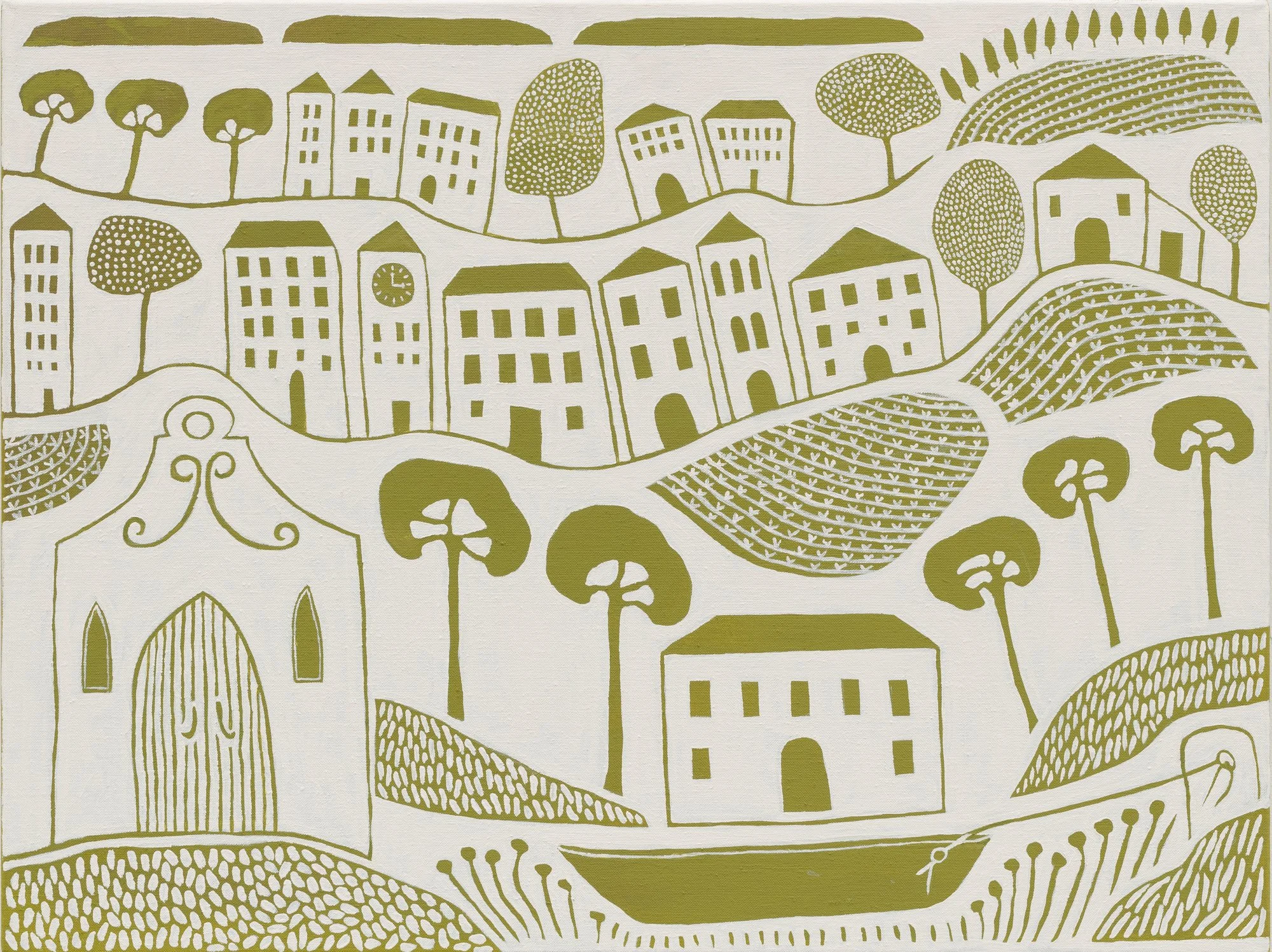   Lugo - near Ravenna  2026 Acrylic on linen 61 × 81 cm 