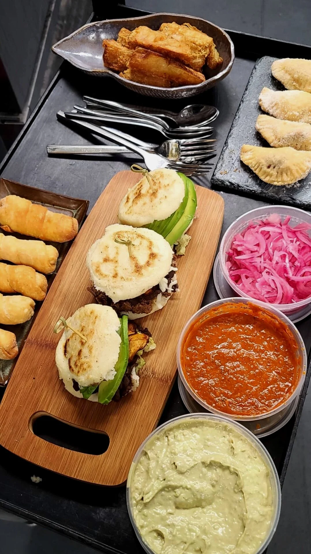 Arepas en bici