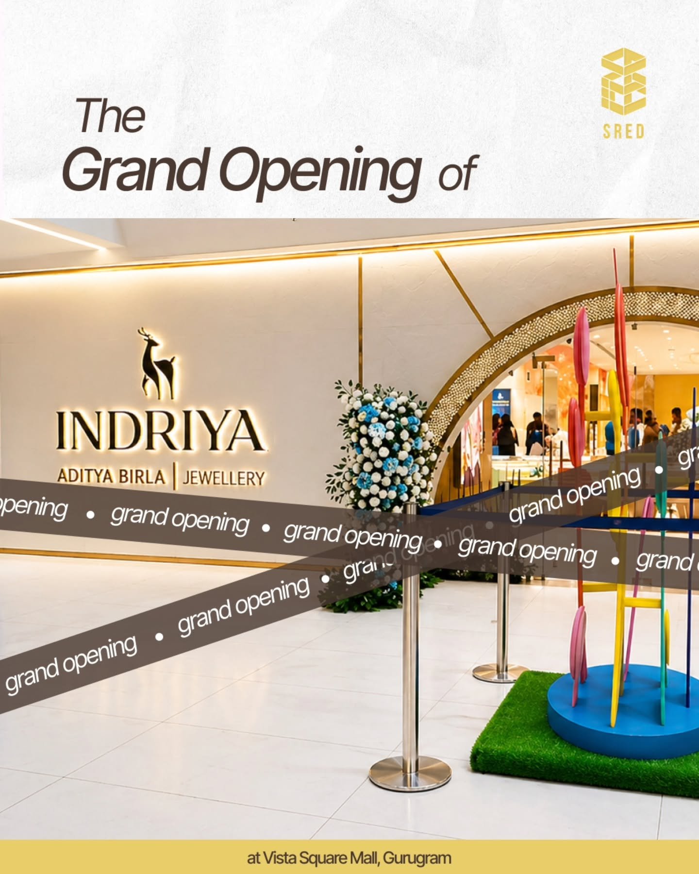 🌟 Bringing a refined jewellery brand to a vibrant destination

We&rsquo;re delighted to announce the grand opening of *Indriya* at 
*Vista Square, Sector 82A, Gurugram* &mdash; a space where timeless jewellery meets modern, everyday elegance.

Disco