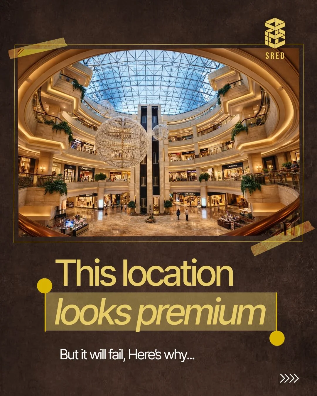 Some places look great, but still don&rsquo;t work.
Because retail is not about design alone. It is about the right people, the right brands, and the right plan.

Footfall without conversion means nothing as one gap in strategy can break the whole sp