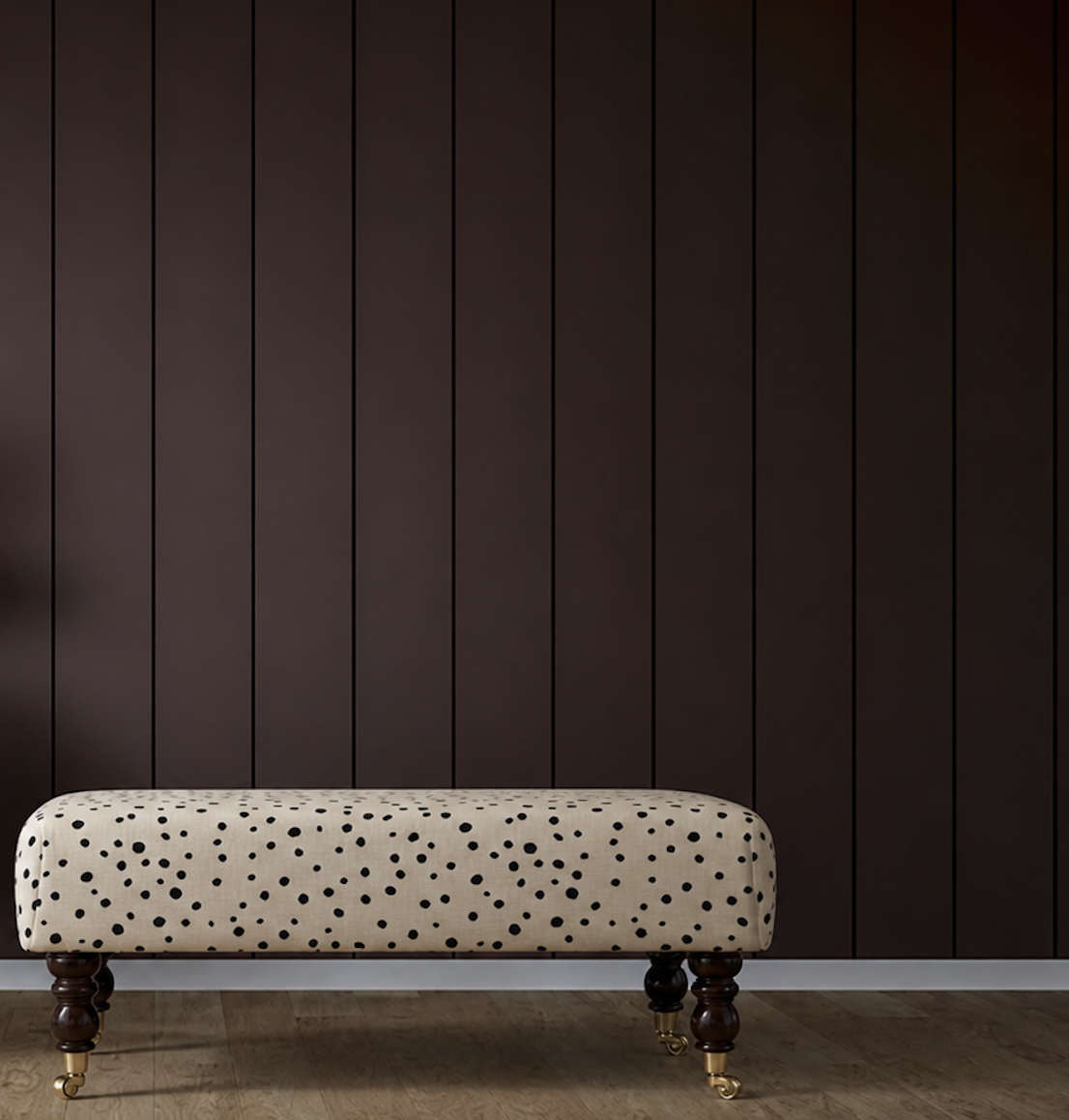 Coffee Table Footstool in S&P Dalmatian Dot