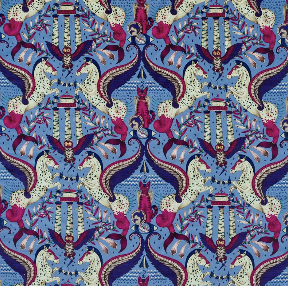 Emma J Shipley Odyssey Mythos Velvet Periwinkle