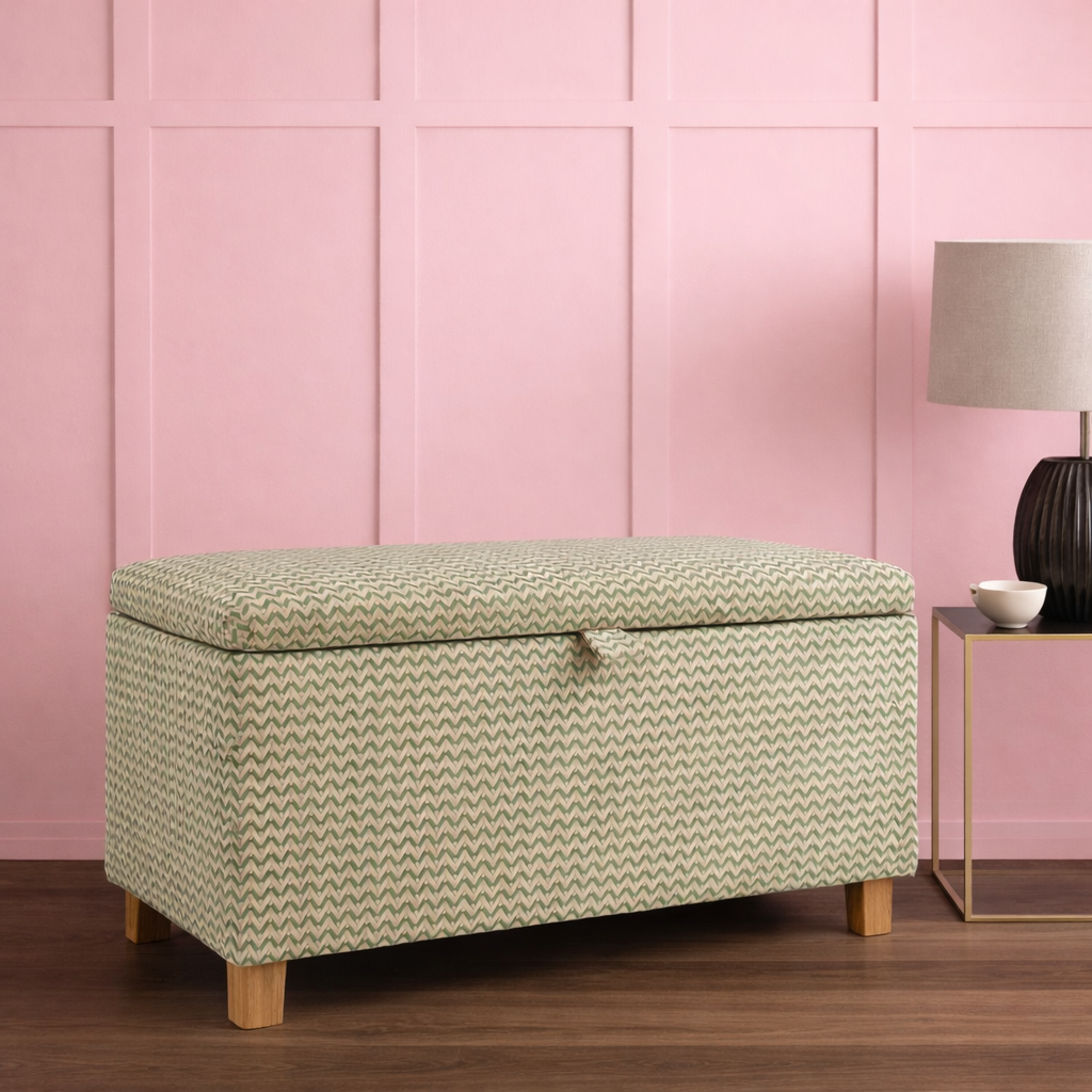 Ottoman in Linwood Bolero Peony