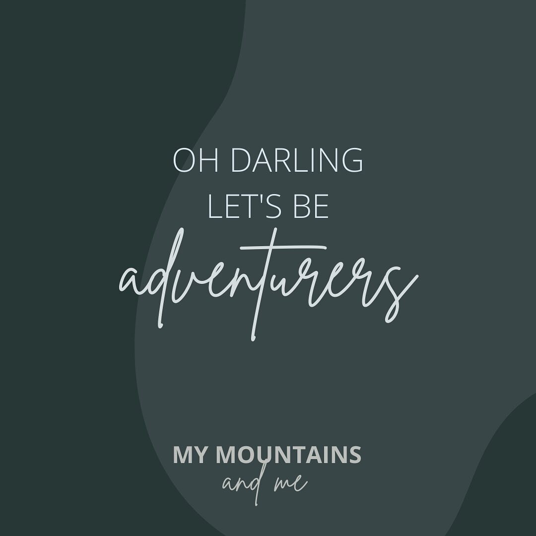 Oh Darling, Let&rsquo;s Be Adventurers 💚 

#letsbeadventurersdarling #letsbeadventurers #adventure #adventureawaits #mymountainsandme #mountainsforthemind #adventurequotes #positivequotes #etsy #etsyuk #smallbusiness #smallbusinessuk #positive #posi