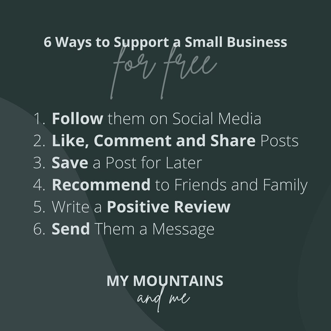 Ways to support small businesses without having to spend a penny 💚

You guys are THE BEST! 

#shopsmall #supportsmall #womeninbusiness #businesslove #smallbusinessuk #etsy #etsyuk #handmade #supportlocal #homedecor #startup #instagood #womeninbusine