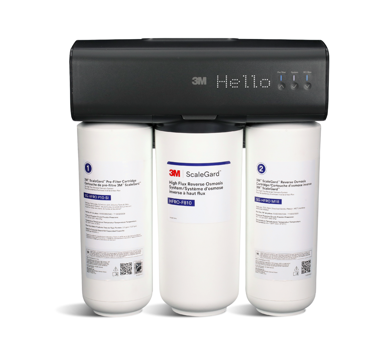 Aqua-Pure™ Water Filtration | 3M™ Scalegard™ High Flux Reverse Osmosis System HFRO-F810