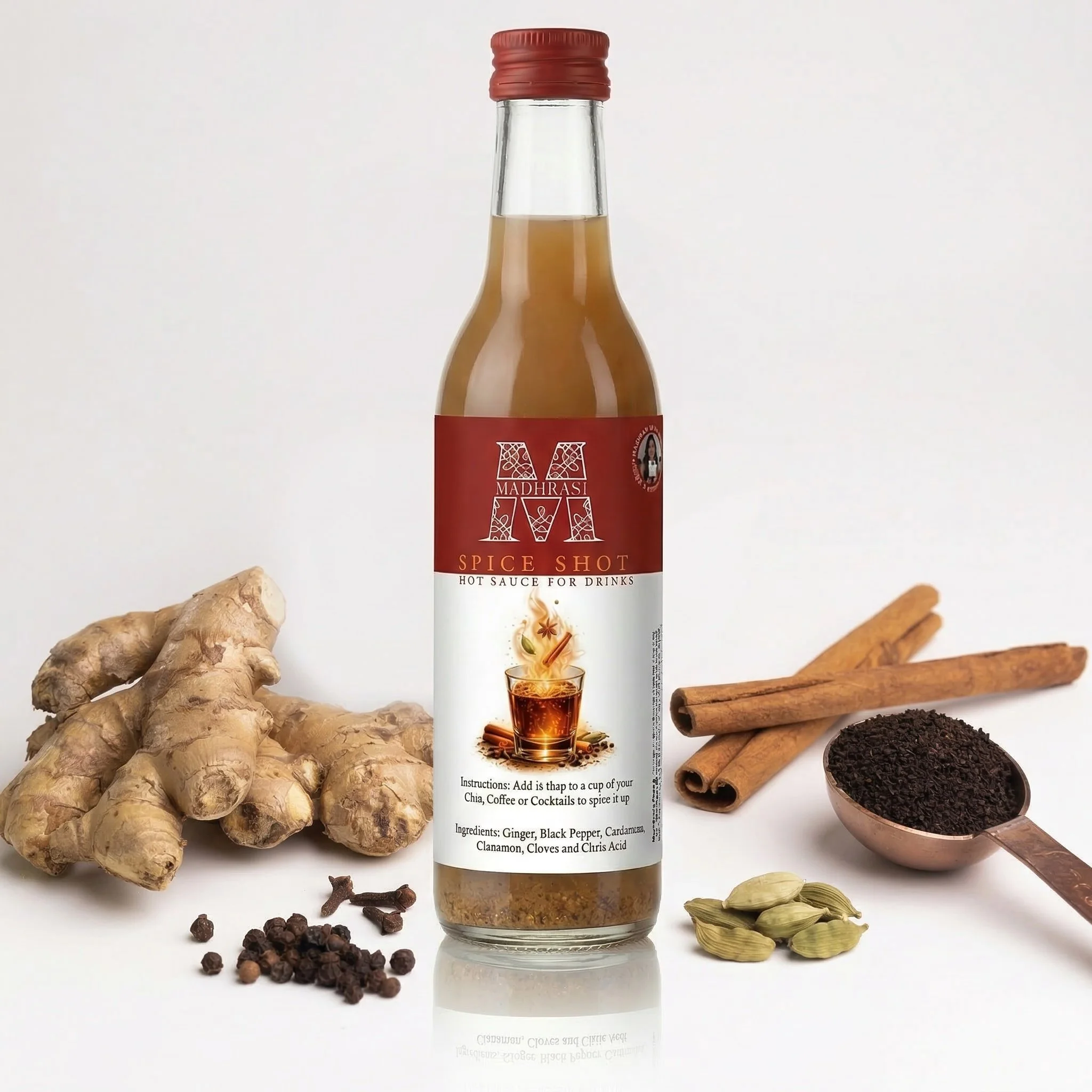 Madhrasi | Madhrasi Spice Shot - The hot sauce for drinks