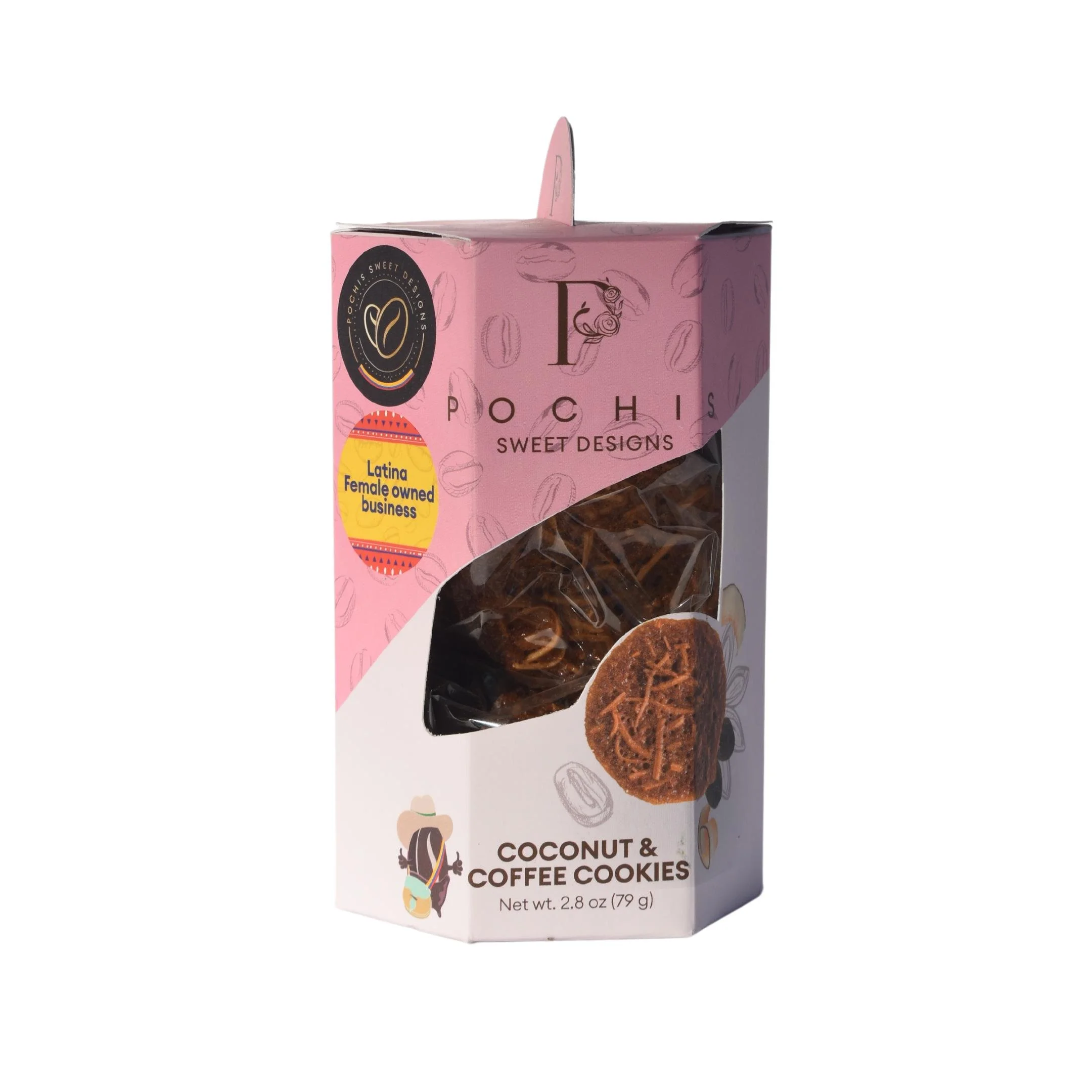 Pochis Sweet Designs | Pochis Coffee Coconut Cookies