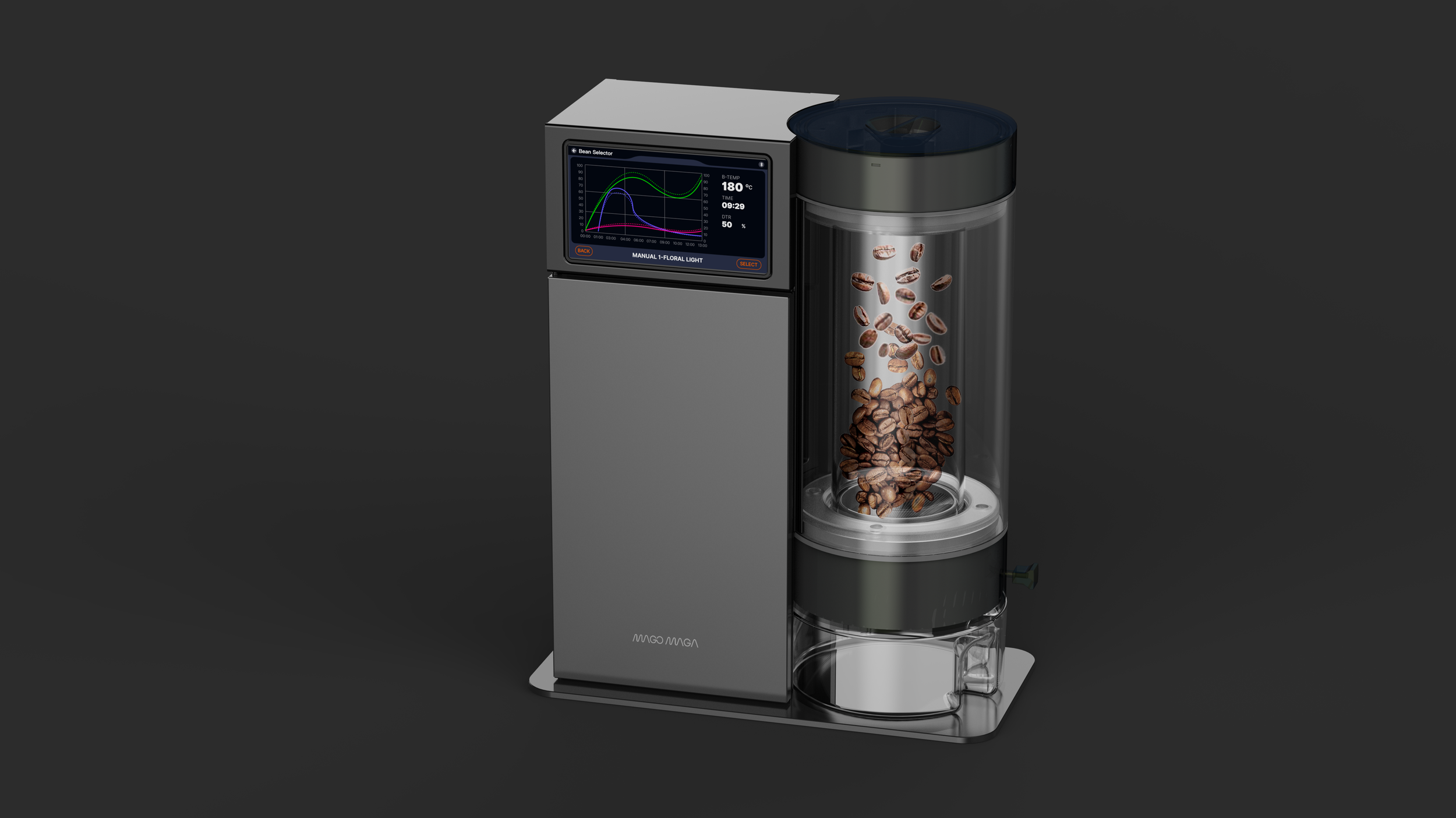 Coffee Is Home Intelligent Technology Co., Ltd. | Roma-X: Mago Maga Smart Home Coffee Bean Roaster V3.0
