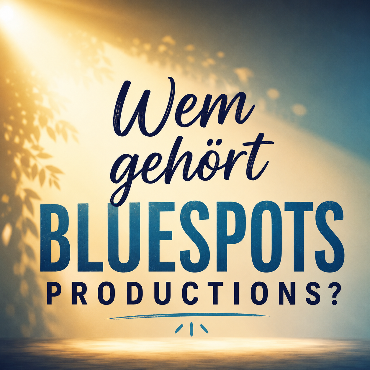 Wem gehört BLUESPOTS PRODUCTIONS? 