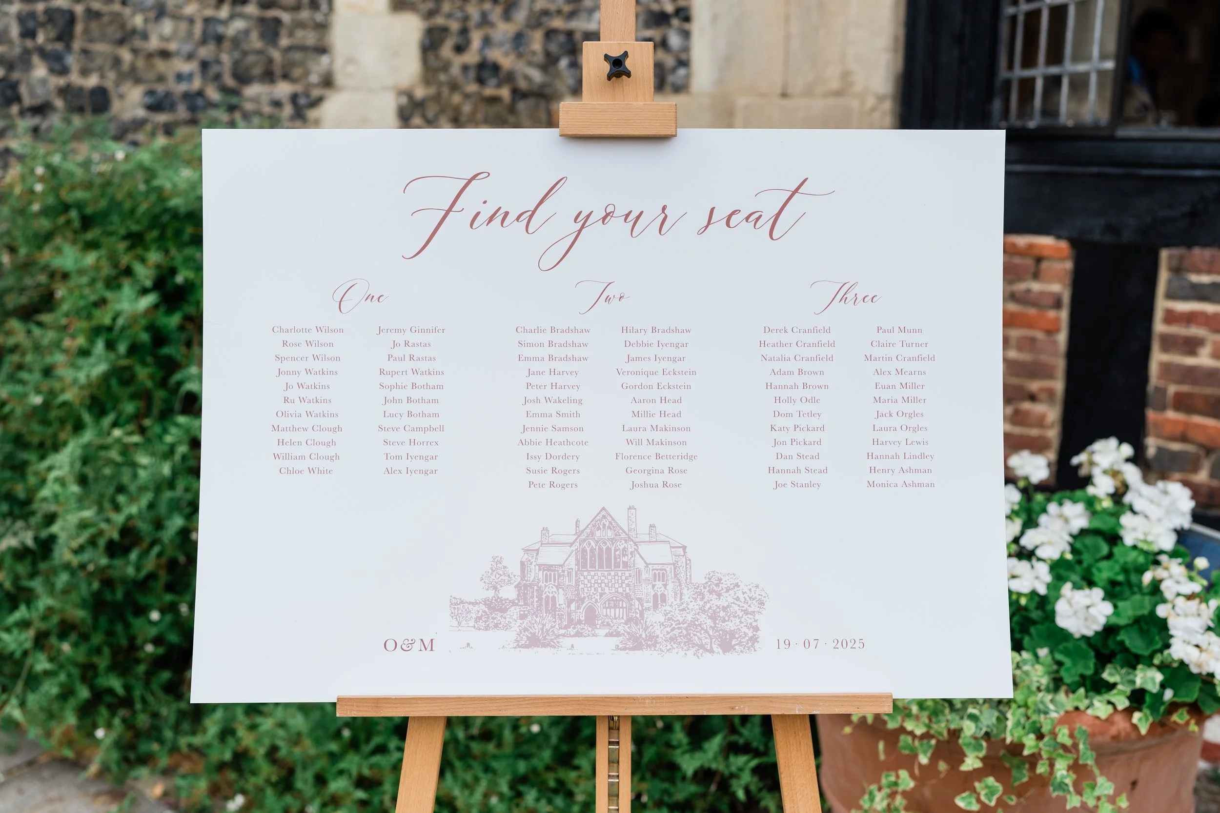 Polly Pickle Table Plan