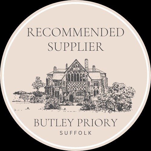 So proud to be the Recommended Supplier of Stationery for @butleypriory - the stunning &amp; prestigious 700 year old local Suffolk venue. I&rsquo;m loving working on so many beautiful Priory weddings this year &amp; am also honoured to have my hand 