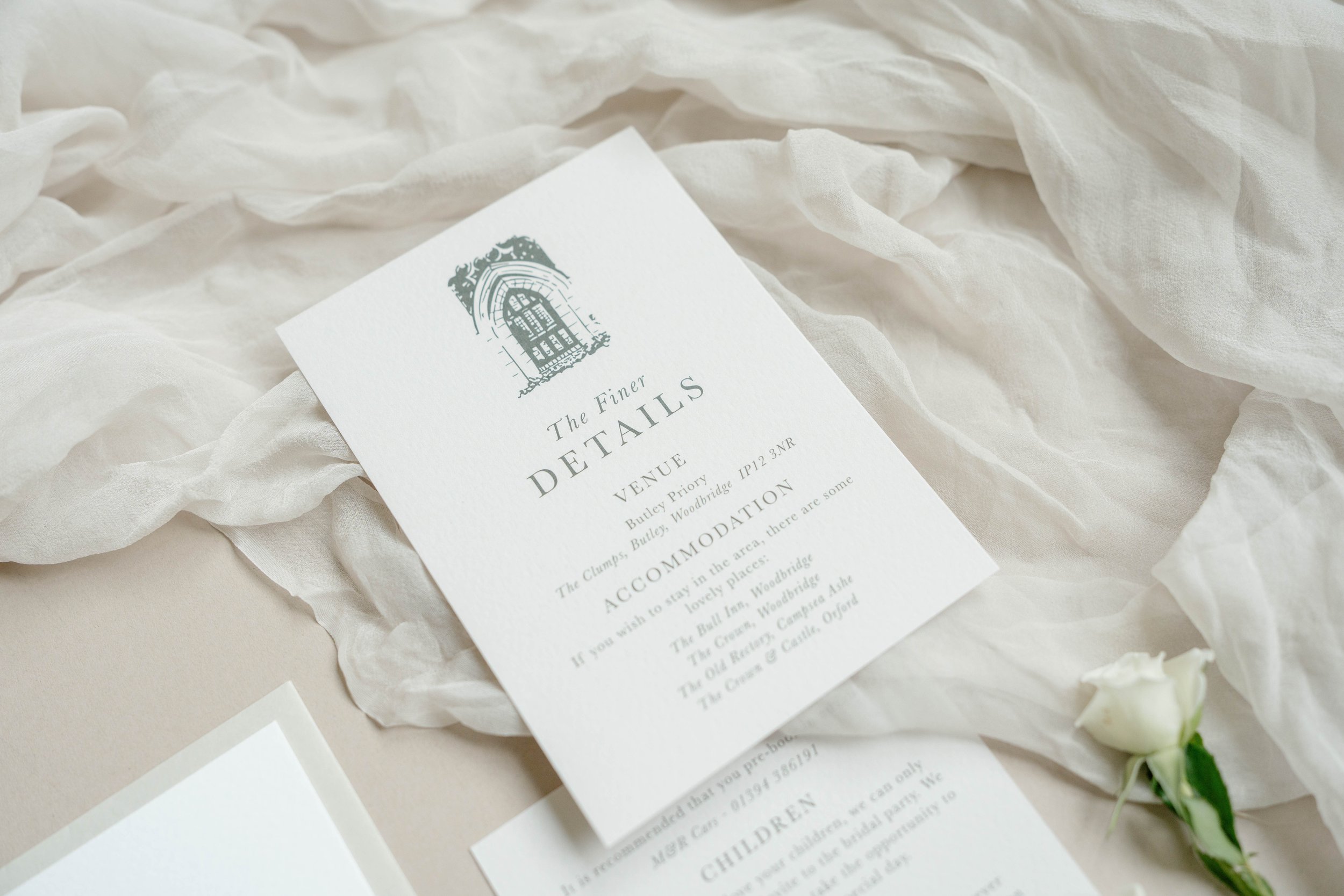 Polly Pickle Evelyn Wedding Invitation Suite
