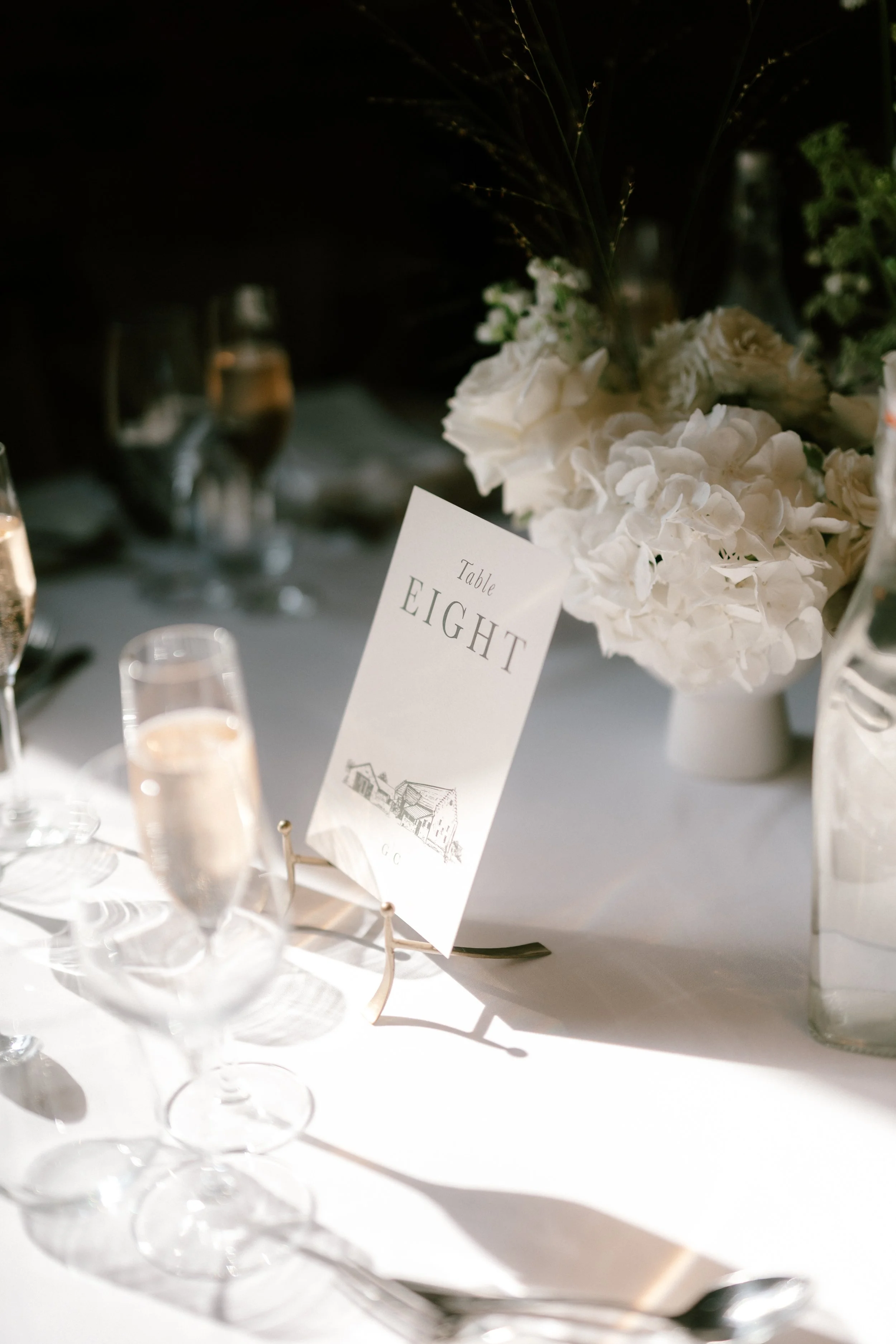 Polly Pickle Evelyn Wedding Table Name Card