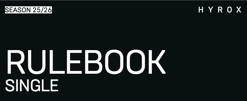 Image showing a hyrox rulebook