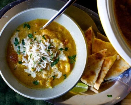 indische karfiolsuppe