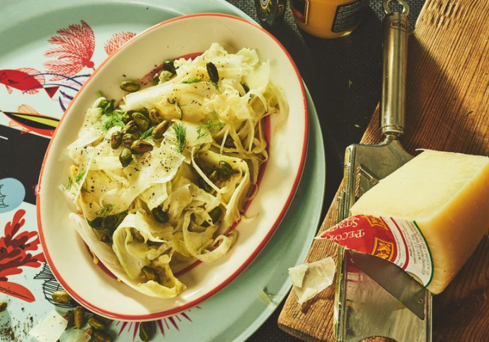 fenchelsalat mit pecorino 