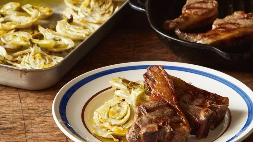 lamm mit ofen-fenchel