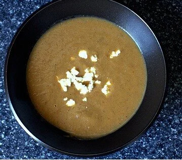rauchige melanzani suppe