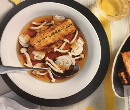 klare schwammerlsuppe