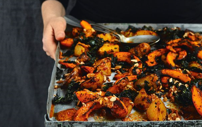 ofenkürbis mit miso