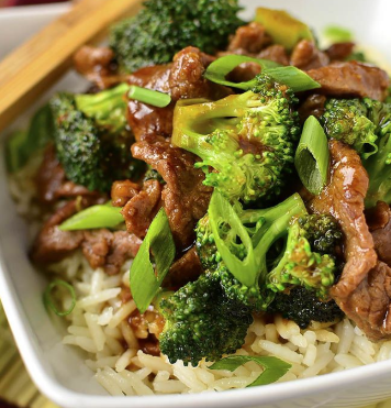 pikantes sesam-rindfleisch