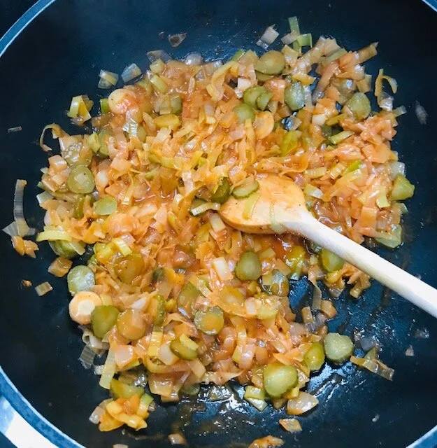 bulgarisches lauchgemüse