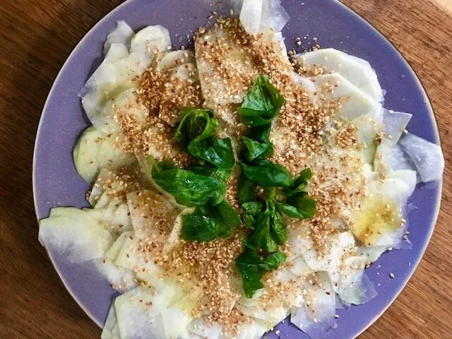 kohlrabi carpaccio