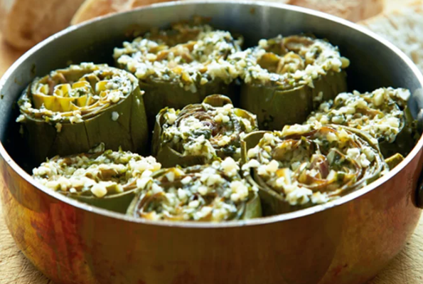 gefüllte artischocken