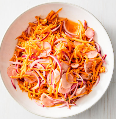 pikliz mit süßkartoffeln