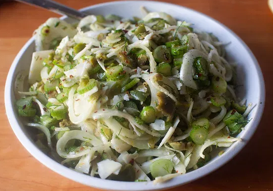 fenchelsalat mit oliven