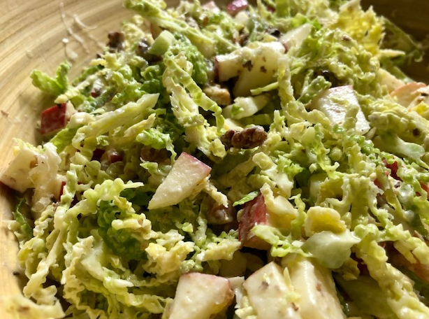 salat mit wirsing und apfel