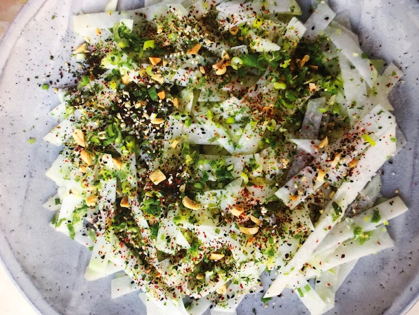 scharfer kohlrabisalat